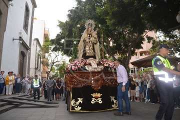 Misa y procesión de la Virgen de Telde en Los Llanos de Telde (Foto TA)